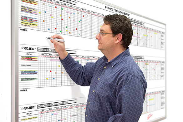 Magnetic Gantt Chart Board