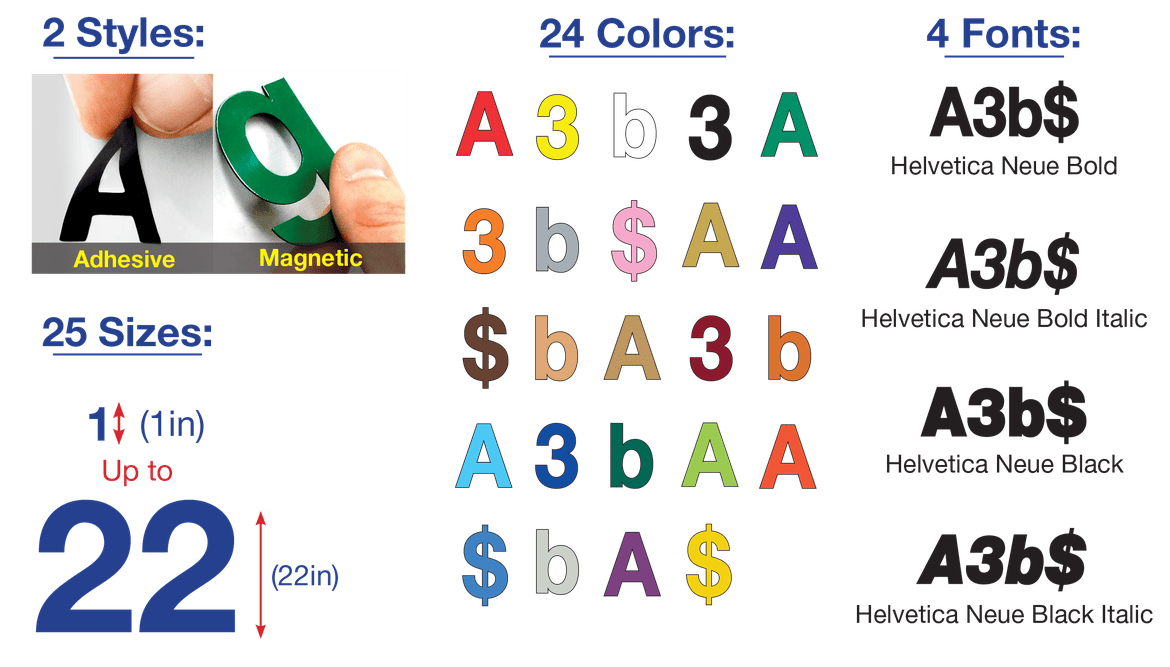 Large Flat Cardboard Letters | Choose Your Own Letters and Numbers | Large Flat Cardboard Numbers | Decorative Letters | Giant Letters for Wall