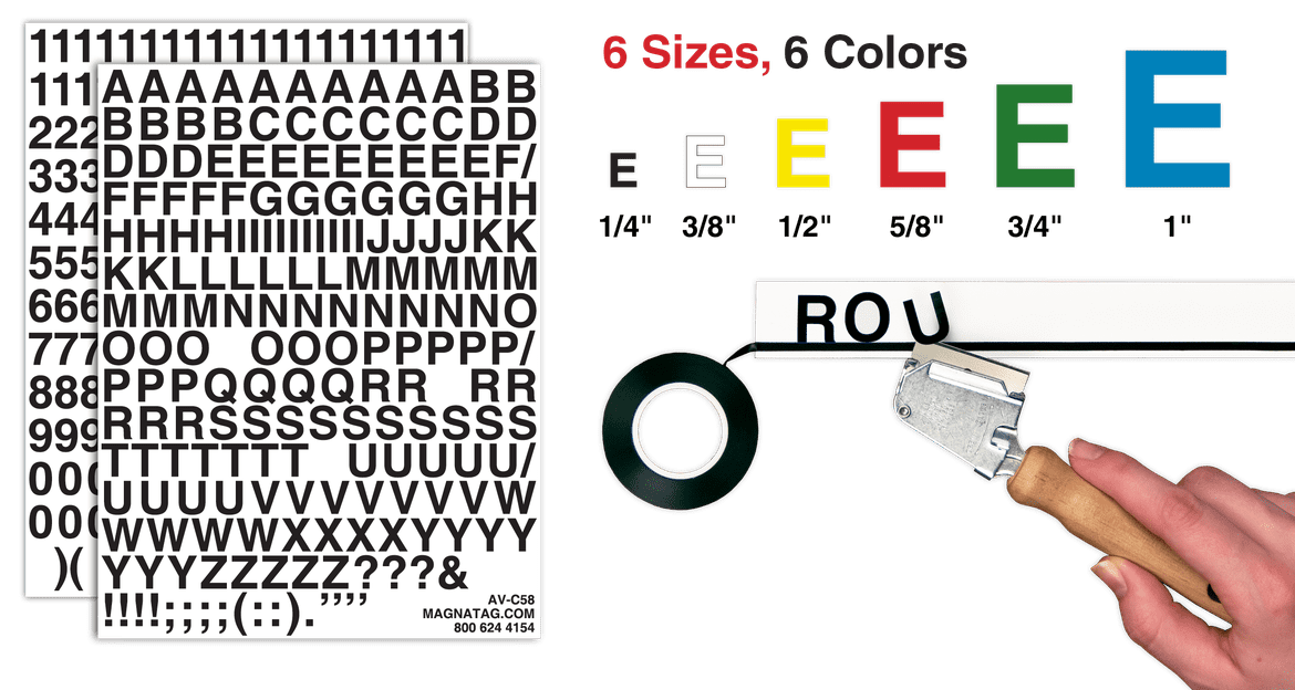 Custom Letter & Number Stickers