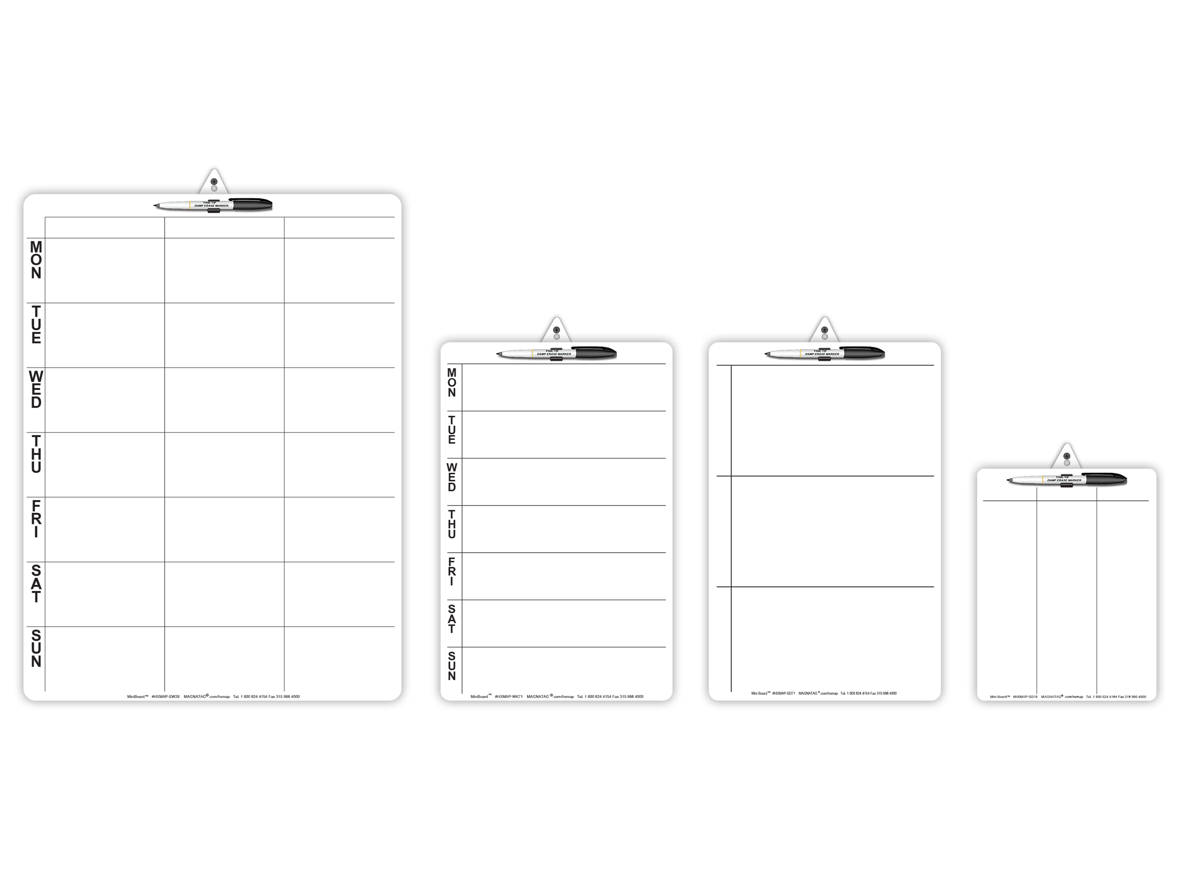 Printed 7-Day
Portable MiniBoards
