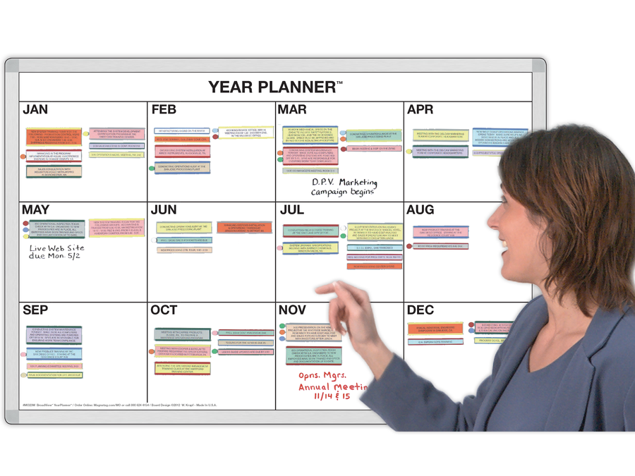Dry Erase Whiteboard Calendars