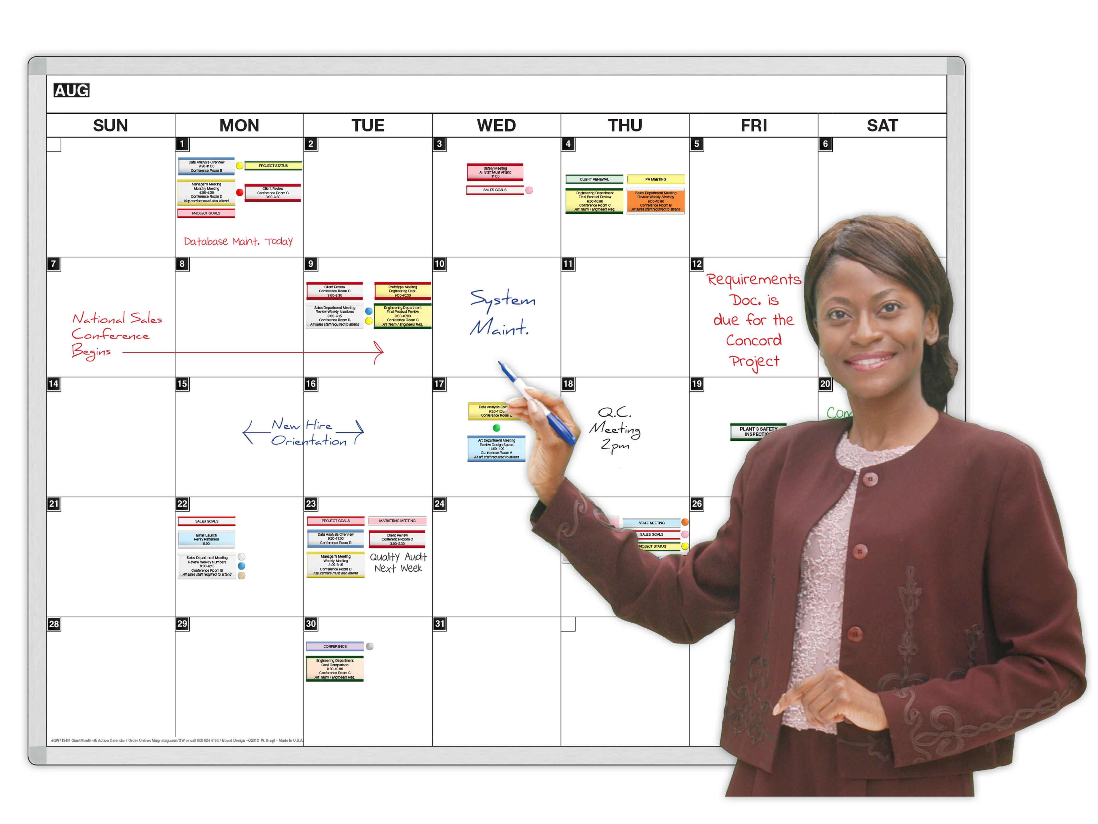 GiantMonth® Magnetic Calendar