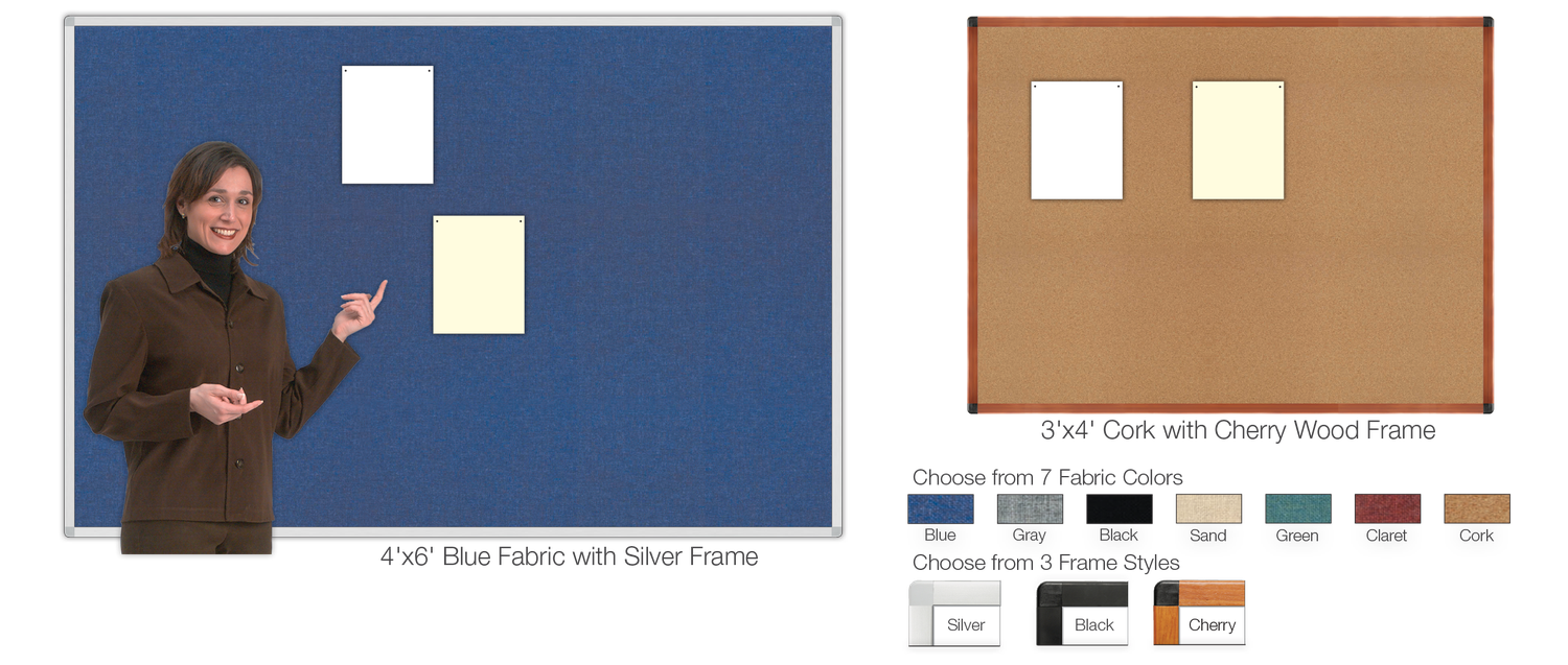 FabricTack Office Bulletin Board Solutions by Magnatag.