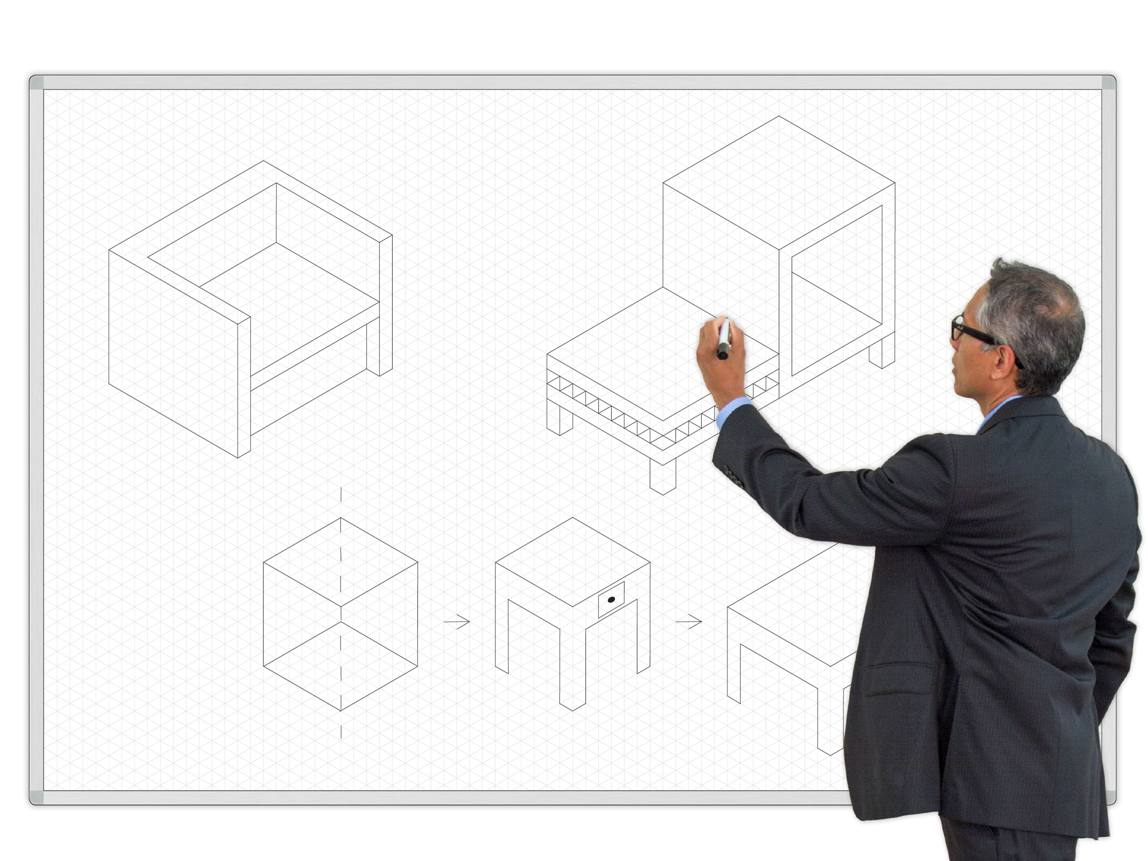 3-D Isometric
Grid Boards