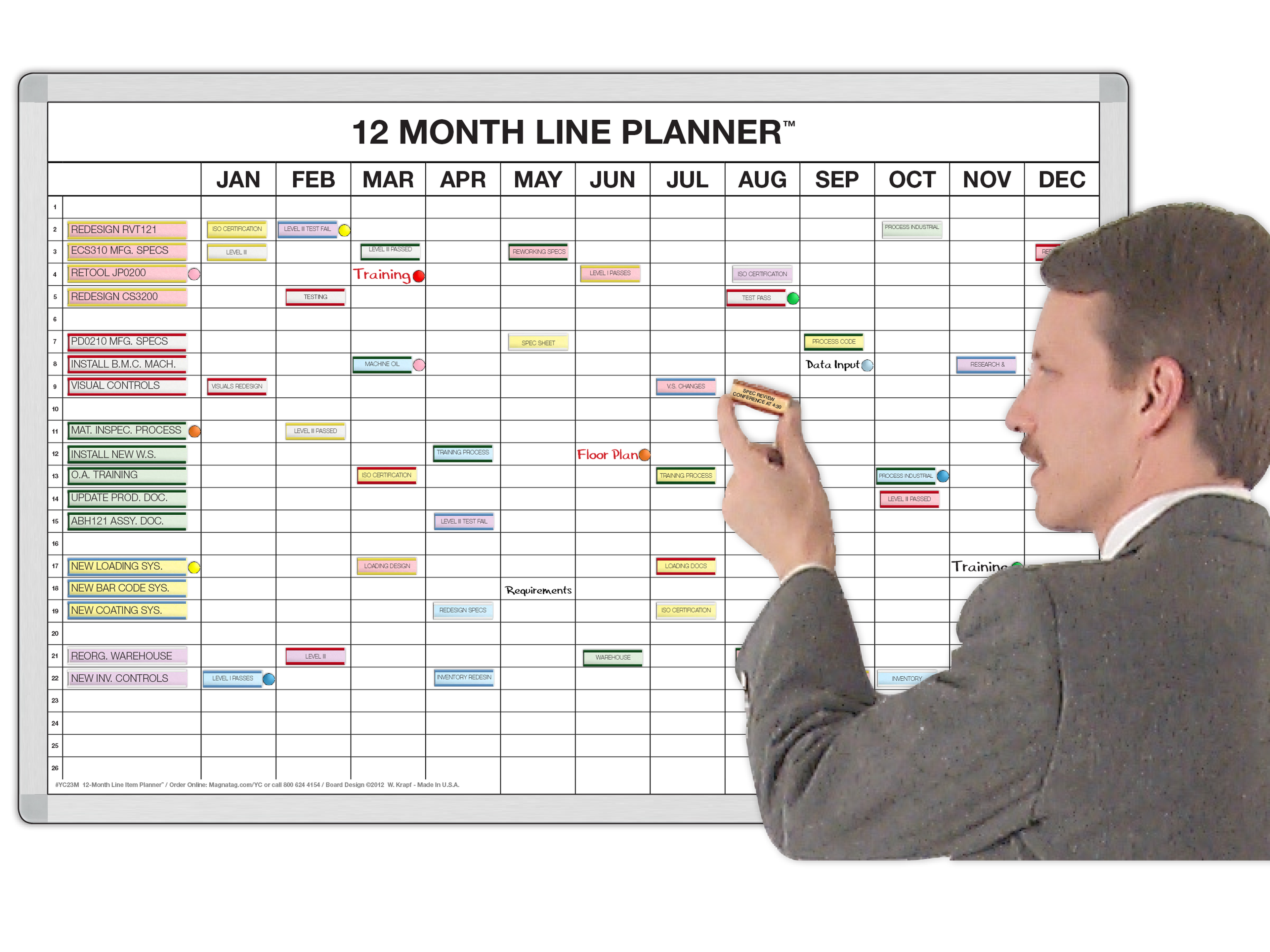 YearChart® 12 Month Line-Item Planner