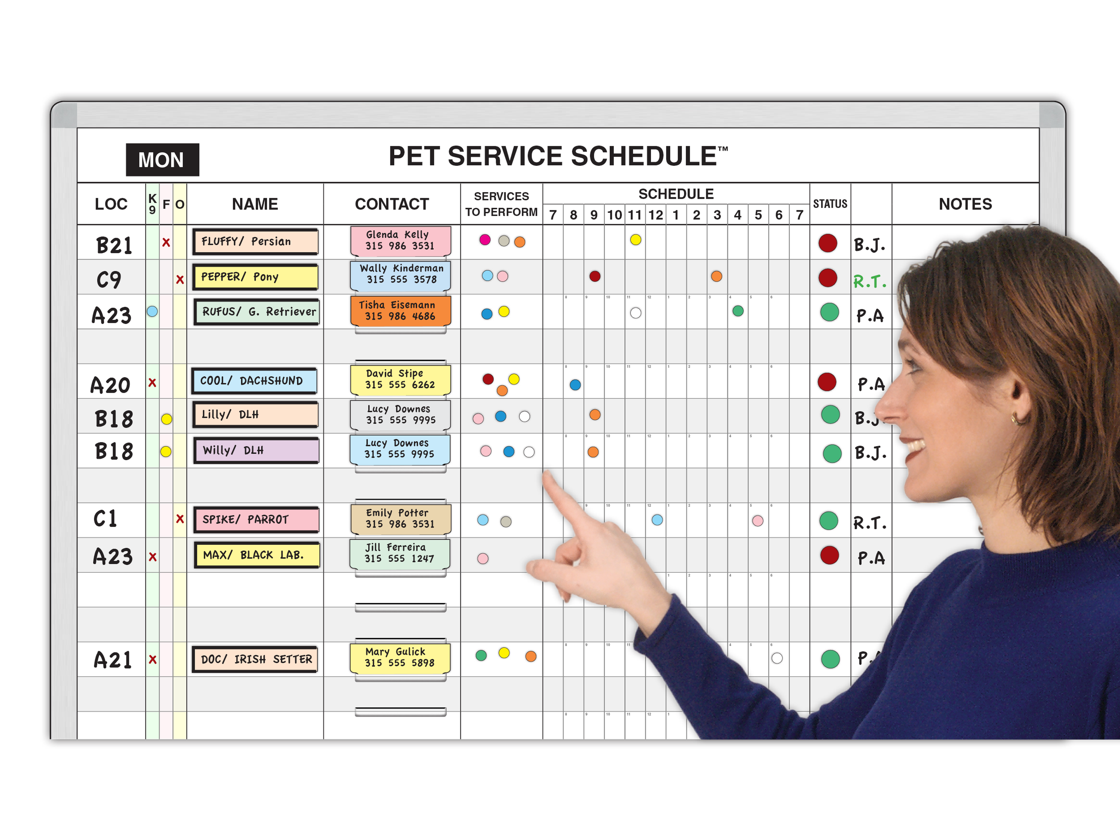 Pet Service Schedule