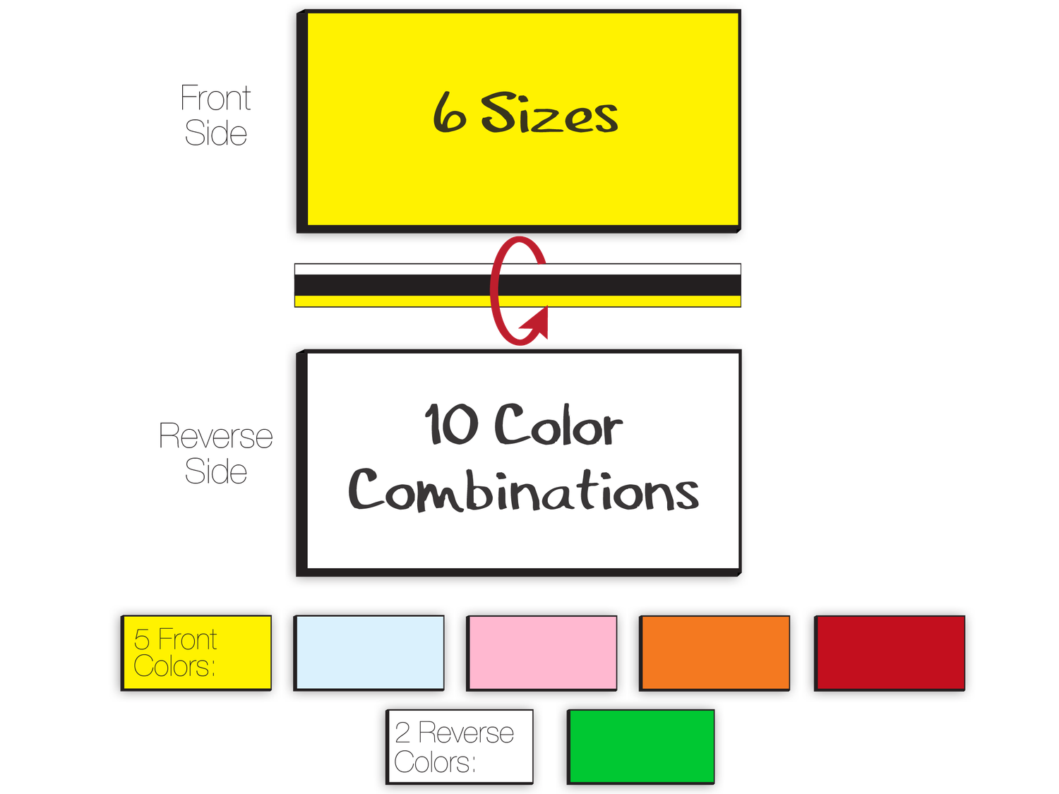 FlipOvers® 2Sided Writeon Whiteboard