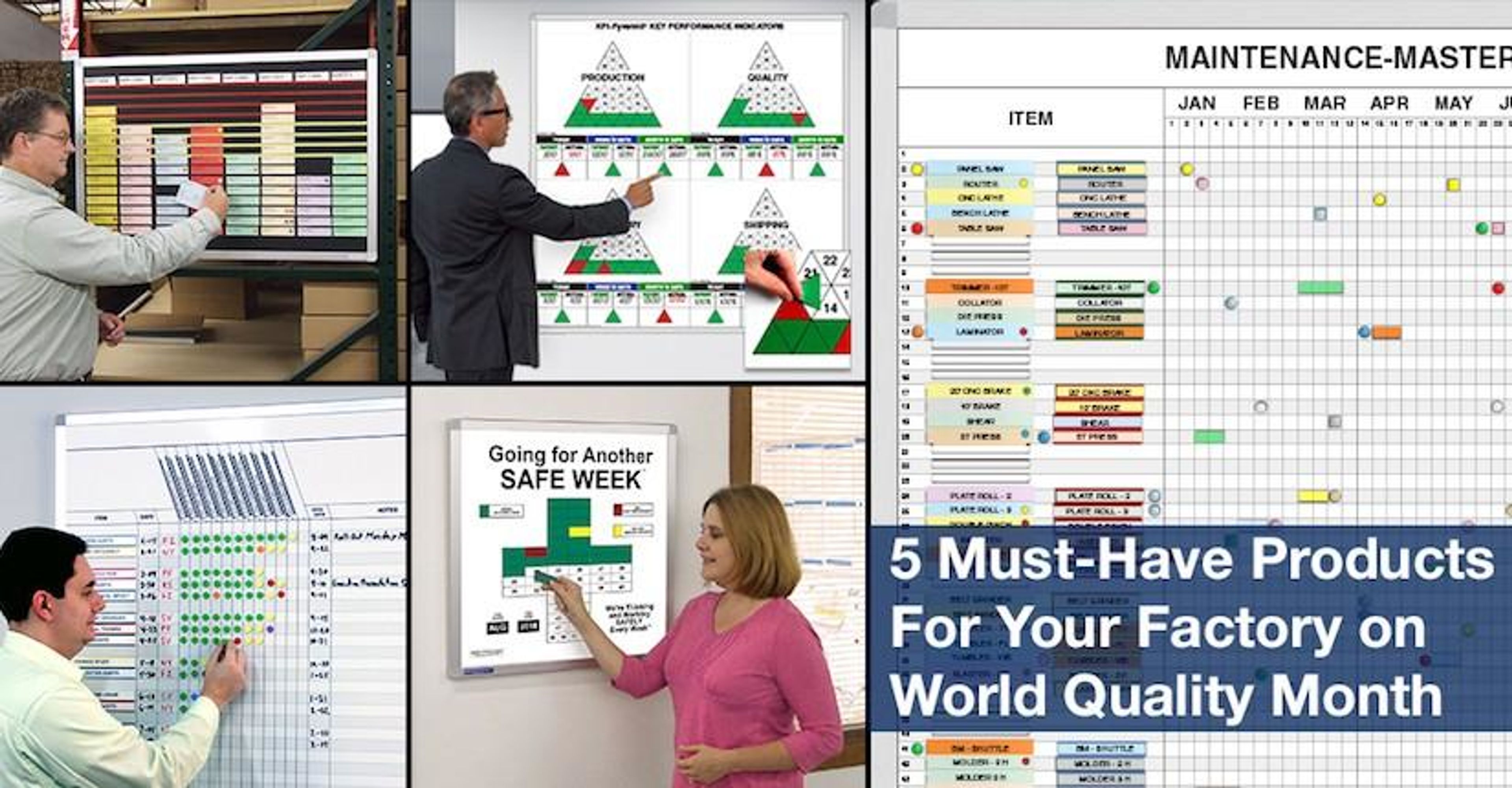 5 Must-Have Products For Your Factory on World Quality Month