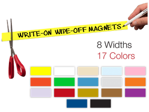 Write-on
Magnet Strips
