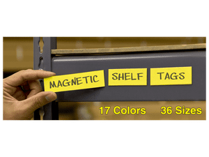 Shelf Tag Write On Magnets