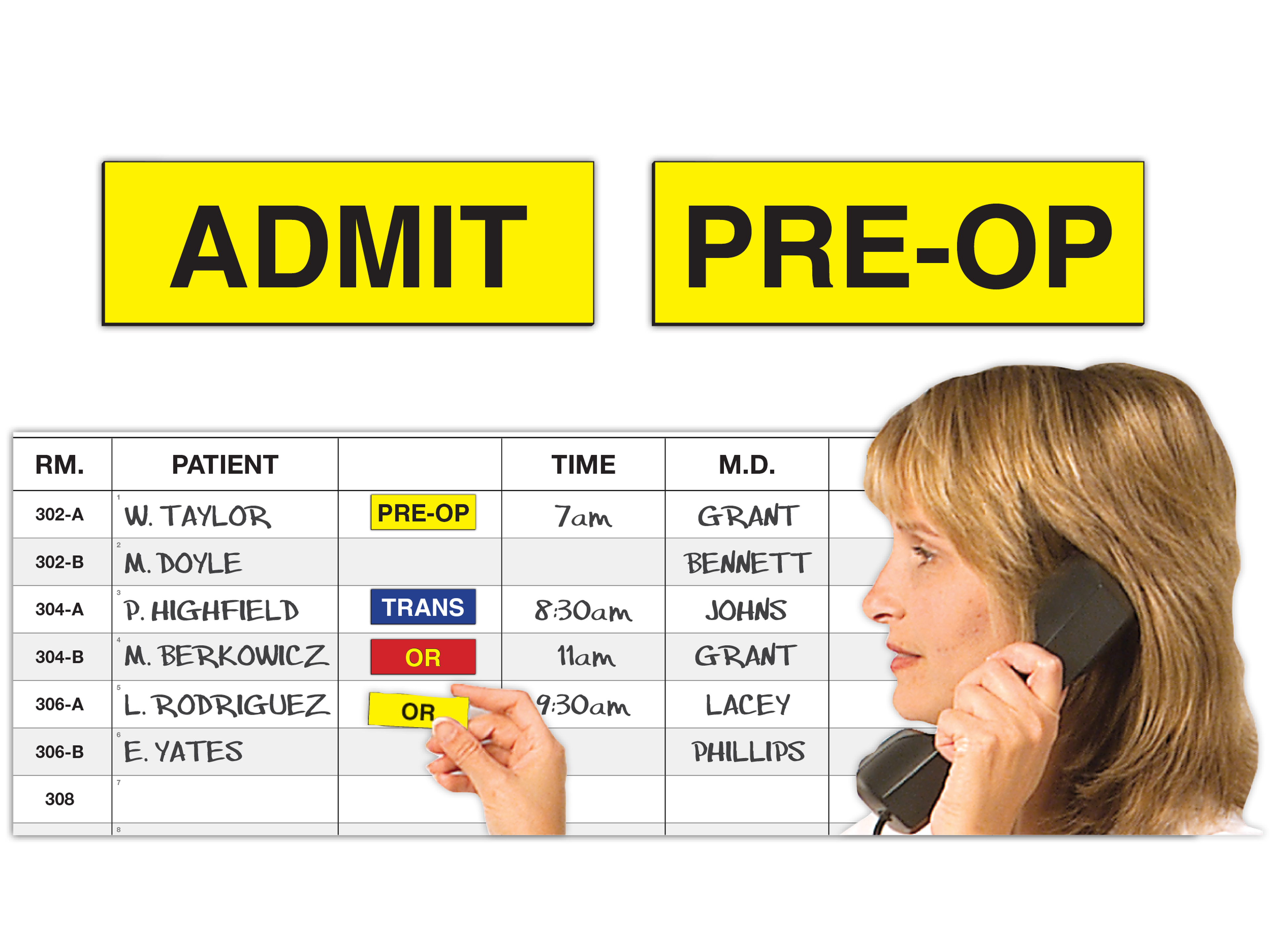 Speed-Posting™ Printed Magnets for Hospitals