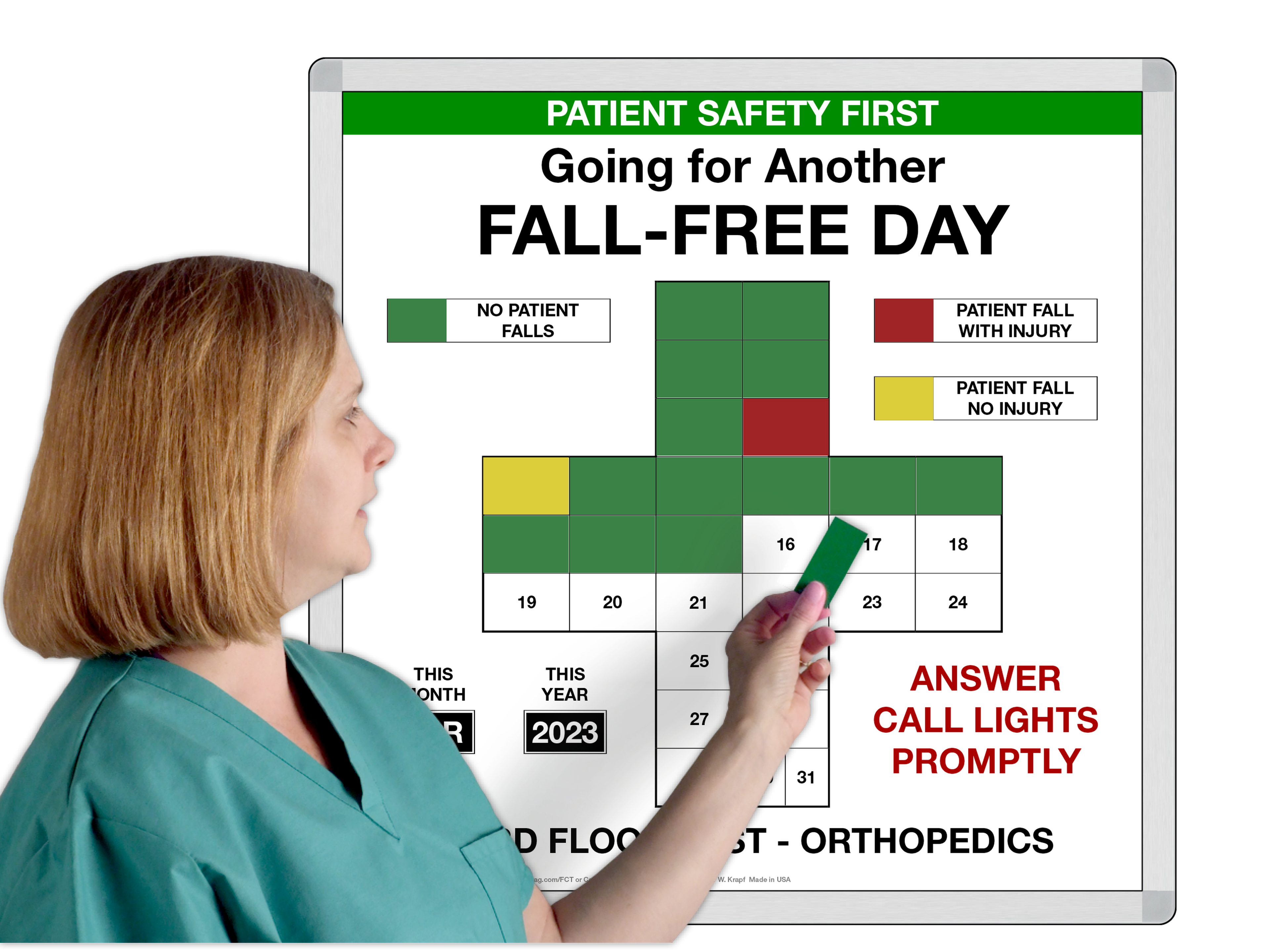 Magnetic FallCross™
for Hospital Patient
Fall Prevention