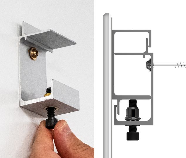 Glass WhiteWall® glass whiteboard wall display system