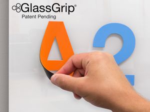 GlassGrip® Die-Cut Letter and Number Sets