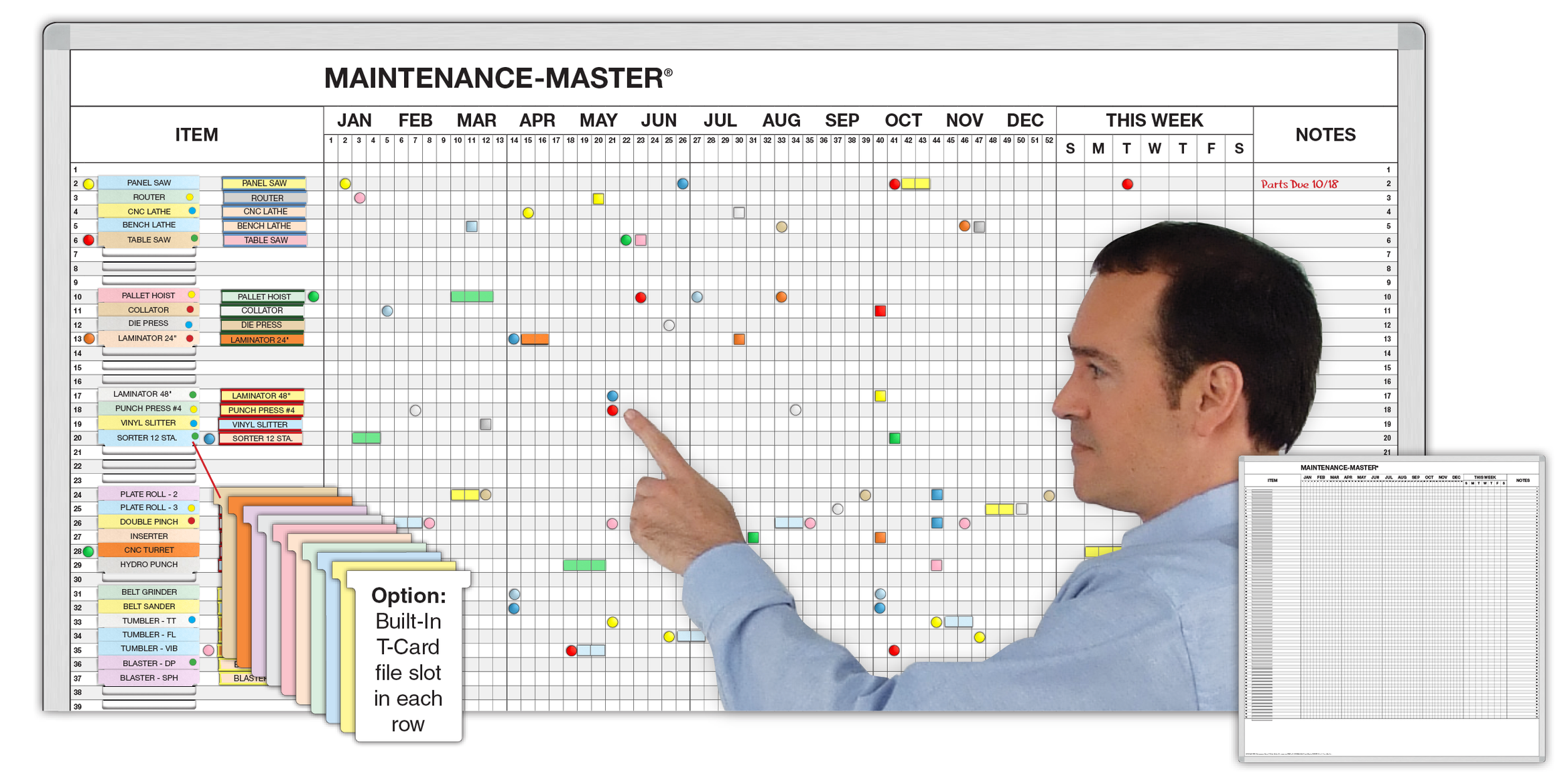 52Week Preventative Maintenance Schedule Magnatag