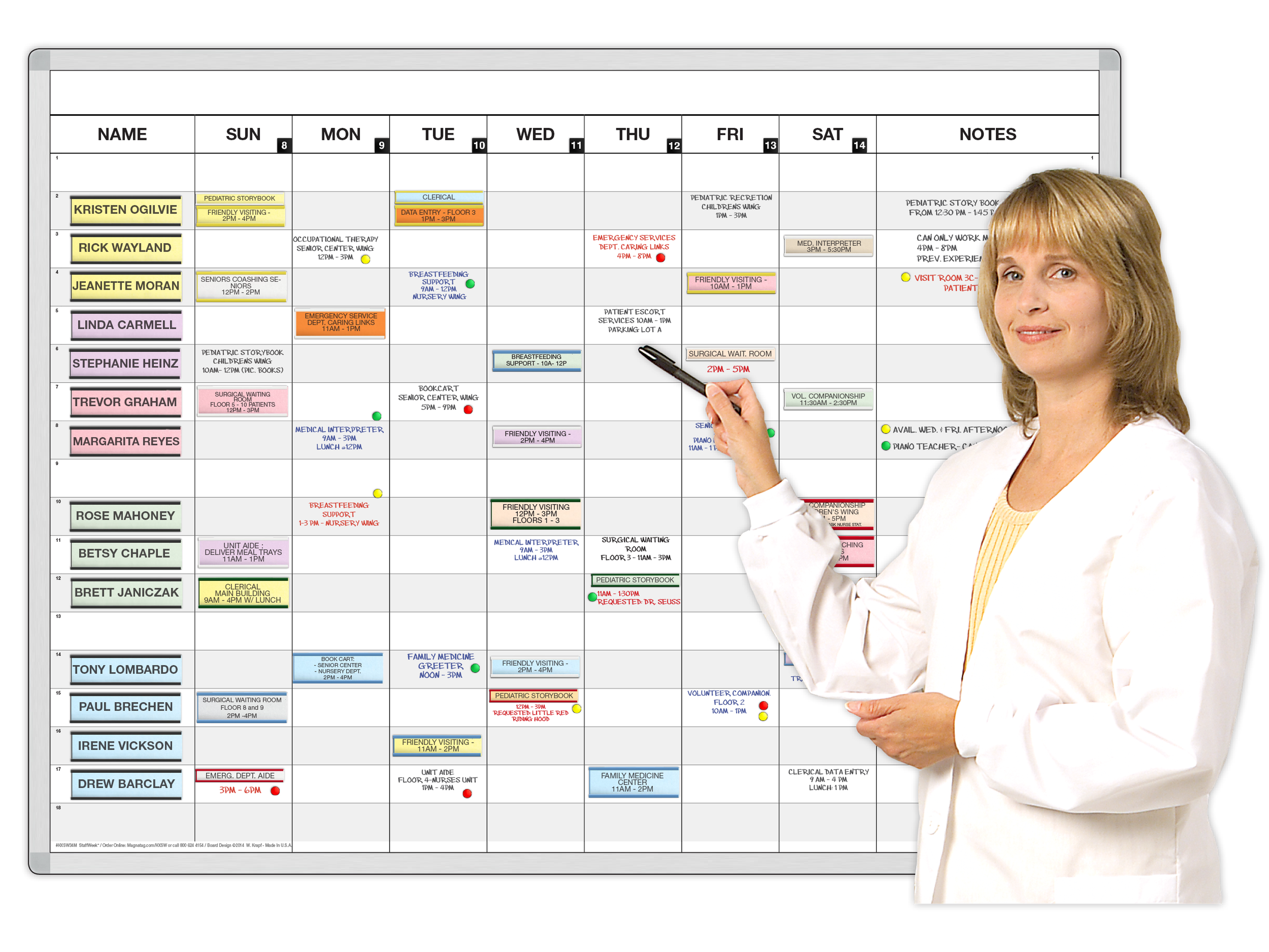StaffWeek™ 7-Day
Unit Work Schedule