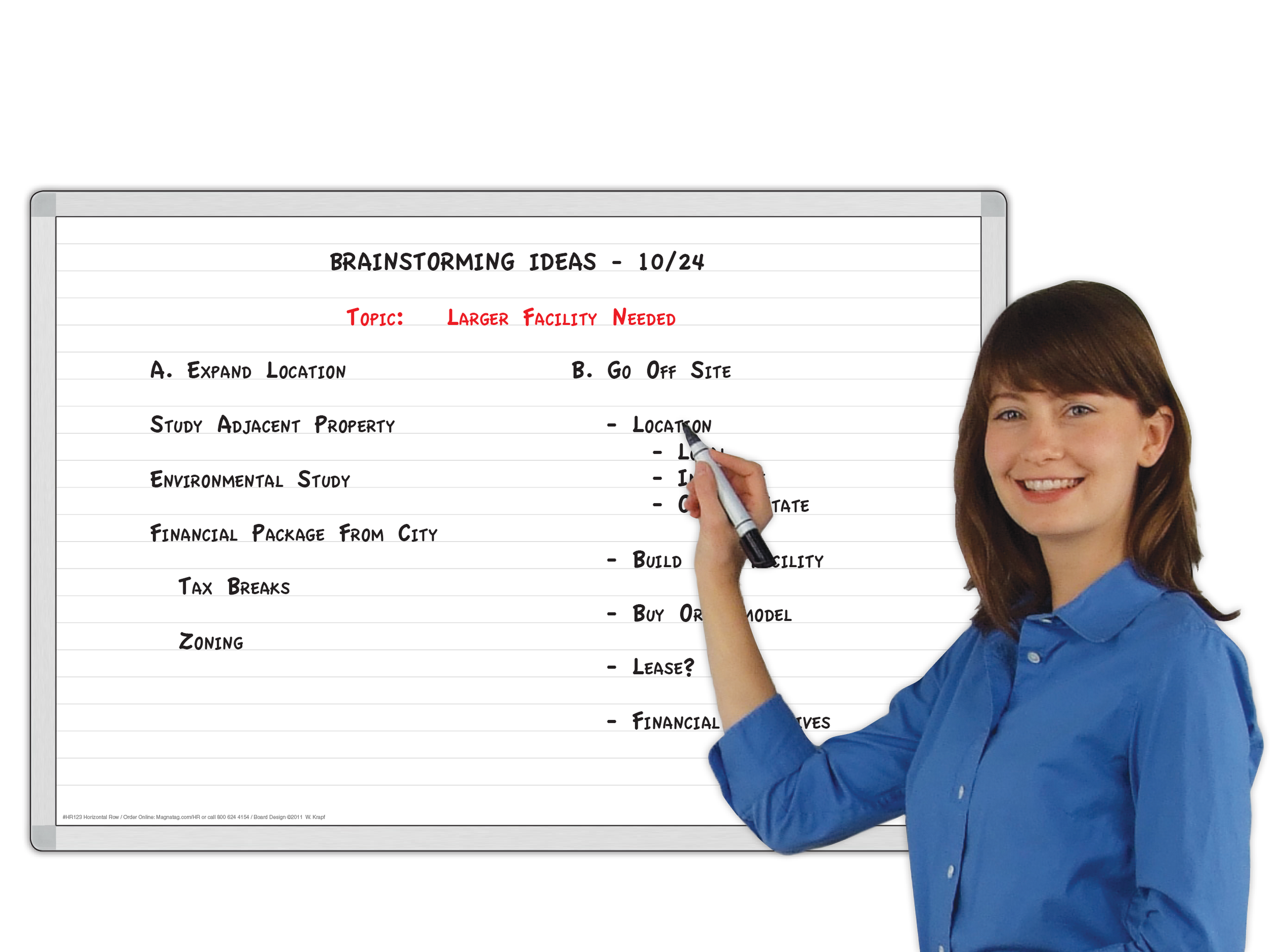 Horizontal-Lined
Whiteboards