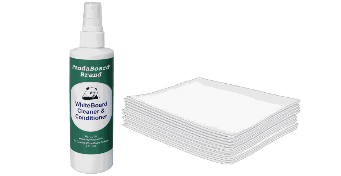 PandaBoard White Board Cleaner and Wipes