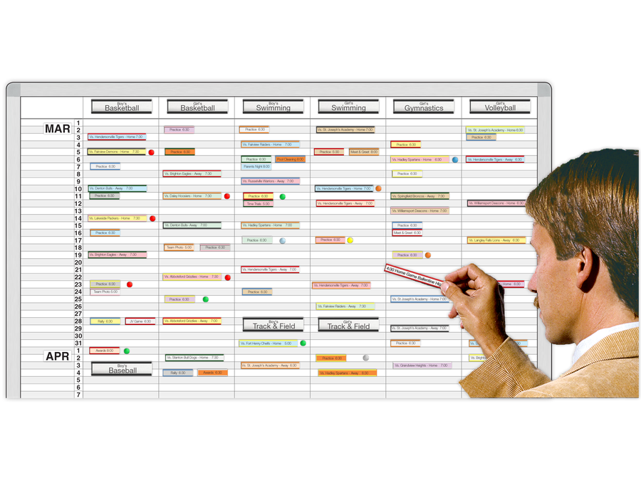DryErase School Schedules, Trackers, & Charts