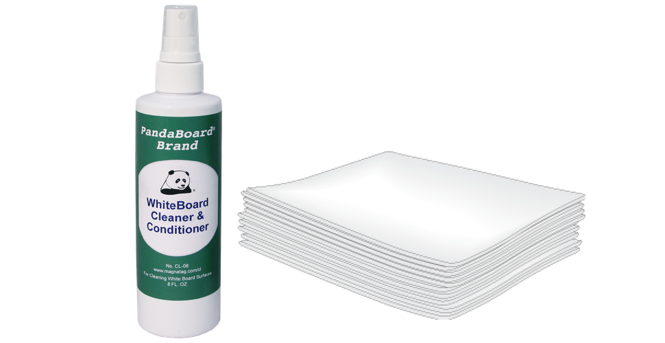 PandaBoard White Board Cleaner and Wipes