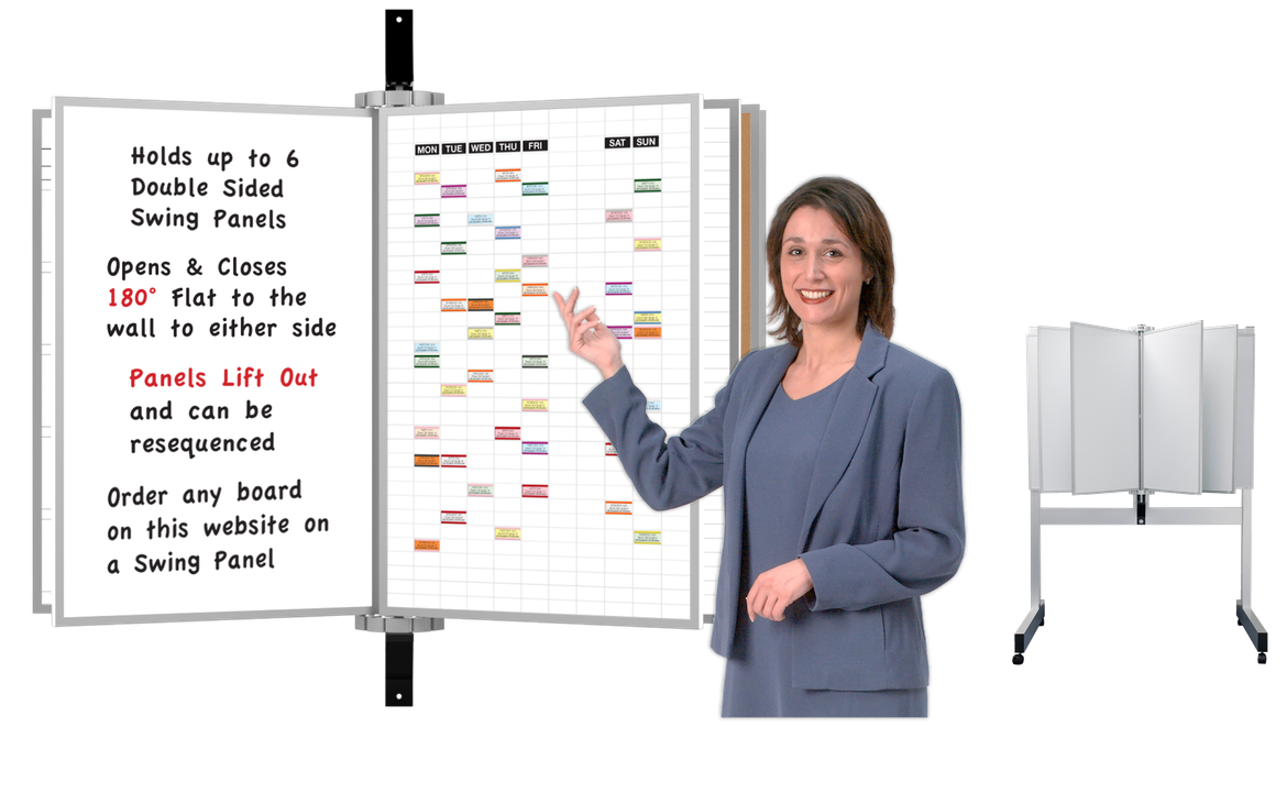 Magnetic board - WHITEWALLS—Whiteboard Panels - Magnatag Visible Systems -  erasable / wall-mounted / large-format