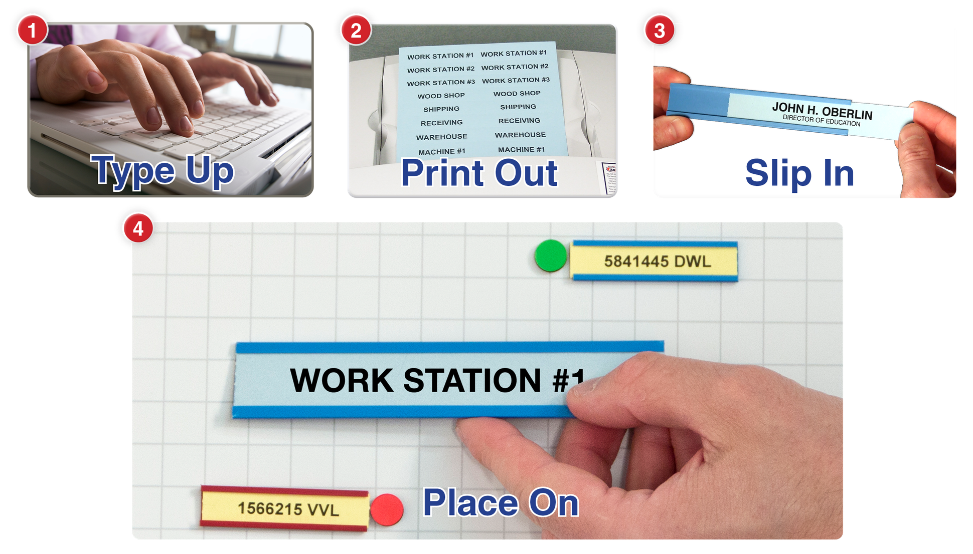 ColorCoded Data Card Holders Magnatag