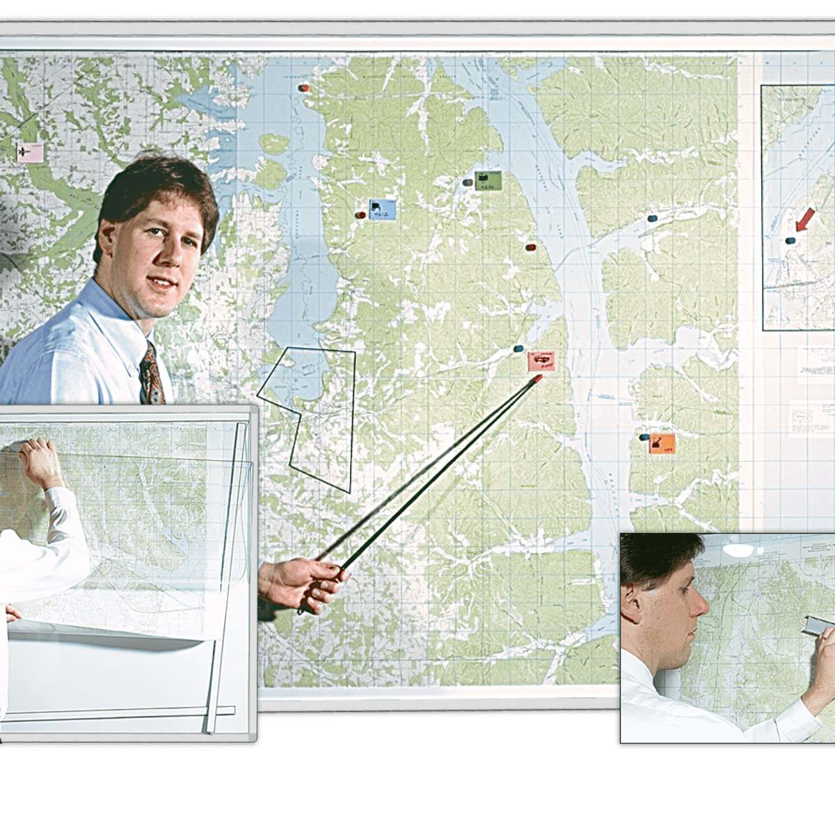 MapMount® Mag. Map Overlay Sys.