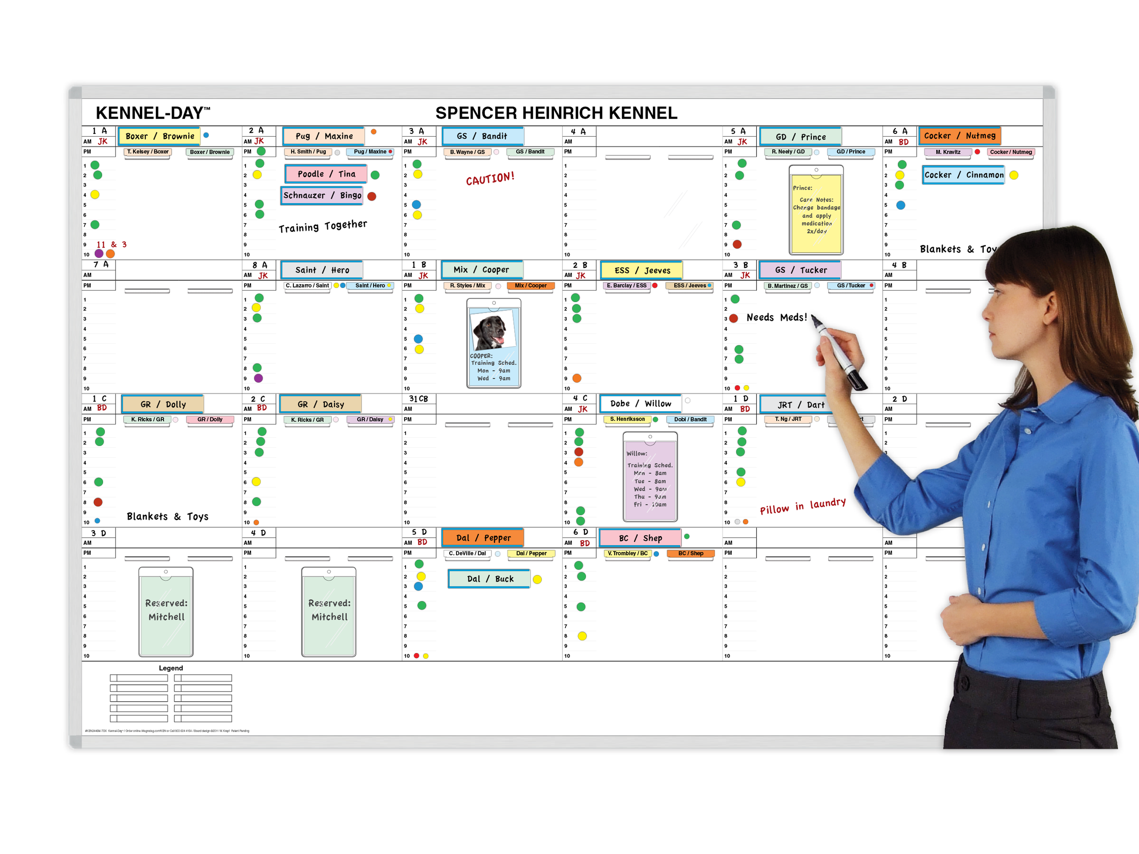 Kennel-Day™ Animal Care-Task Schedule