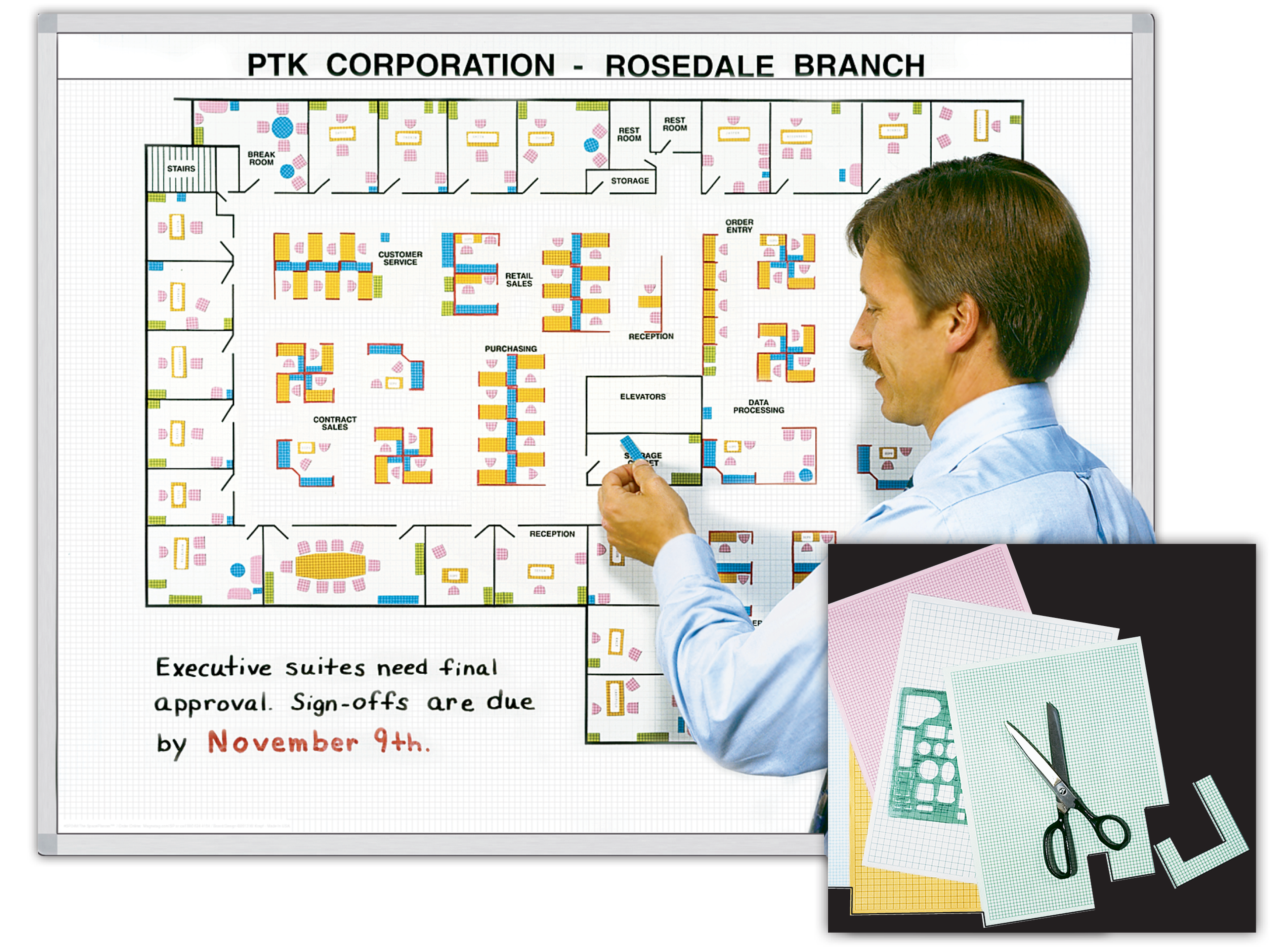 Space Planning
Magnetic Board Kits