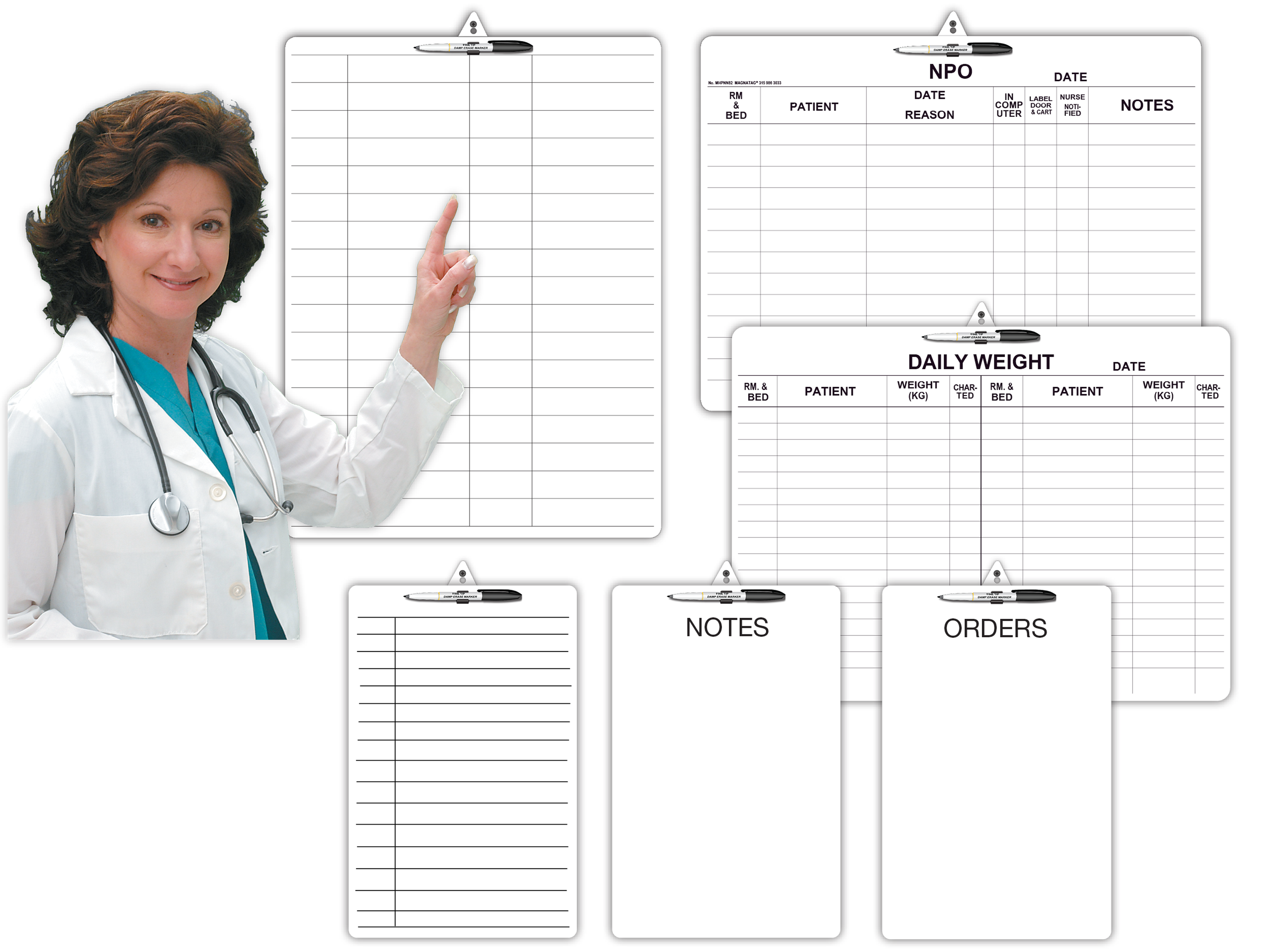 Nursing Unit
Portable MiniBoards™