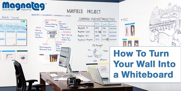 How To Turn Your Wall Into a Whiteboard