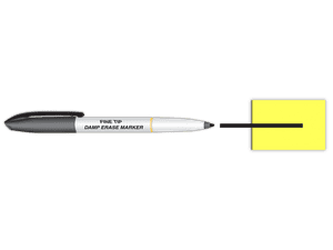 Damp-Erase Markers