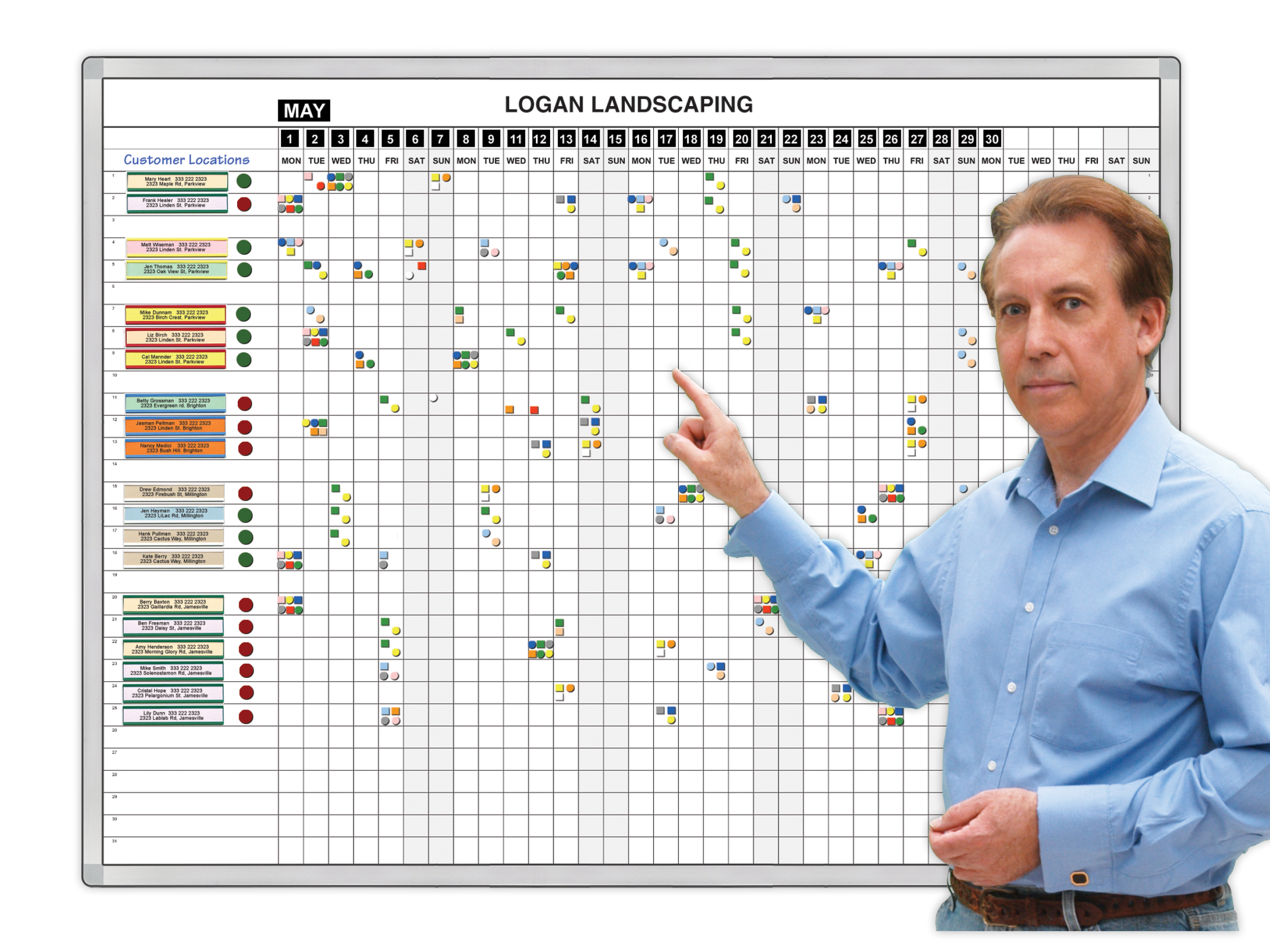 Magnetic WorkView™ Schedule