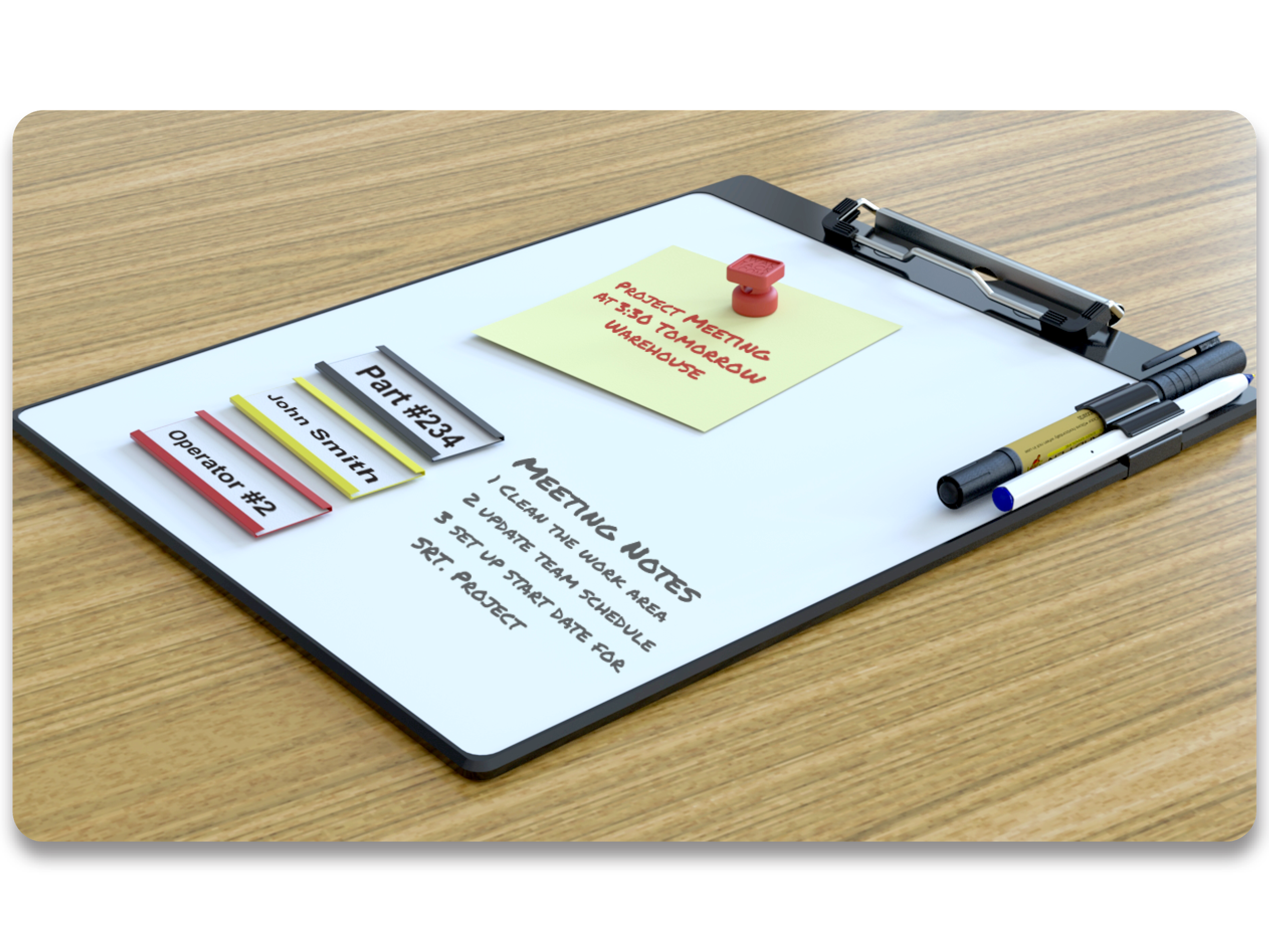 Magnet Dry-Erase Clipboards