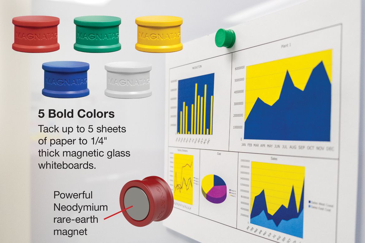 Wonderwall Glass/Whiteboard Magnets Super strength