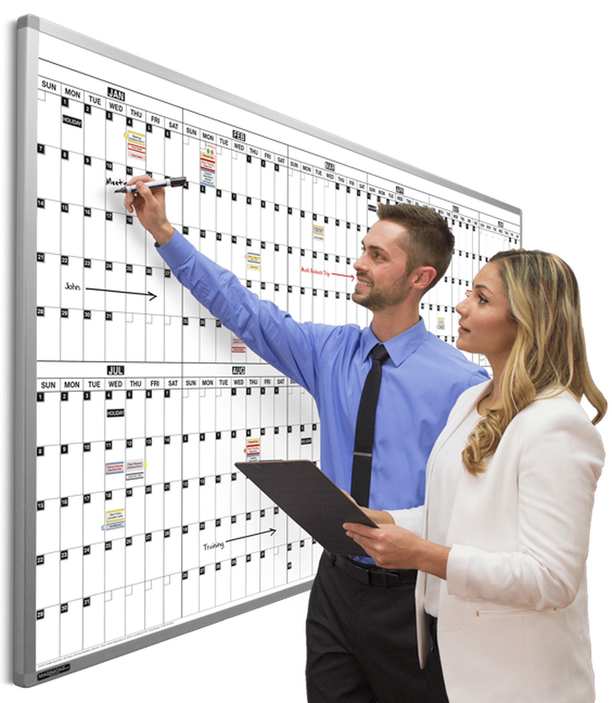 Magnetic Whiteboard Calendars