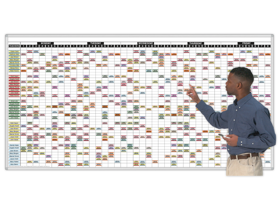 Master School & Class Whiteboard Schedules