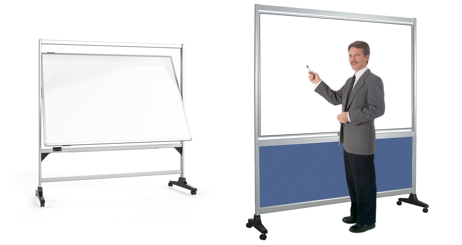 Horizontal Pivoting whiteboard Stand