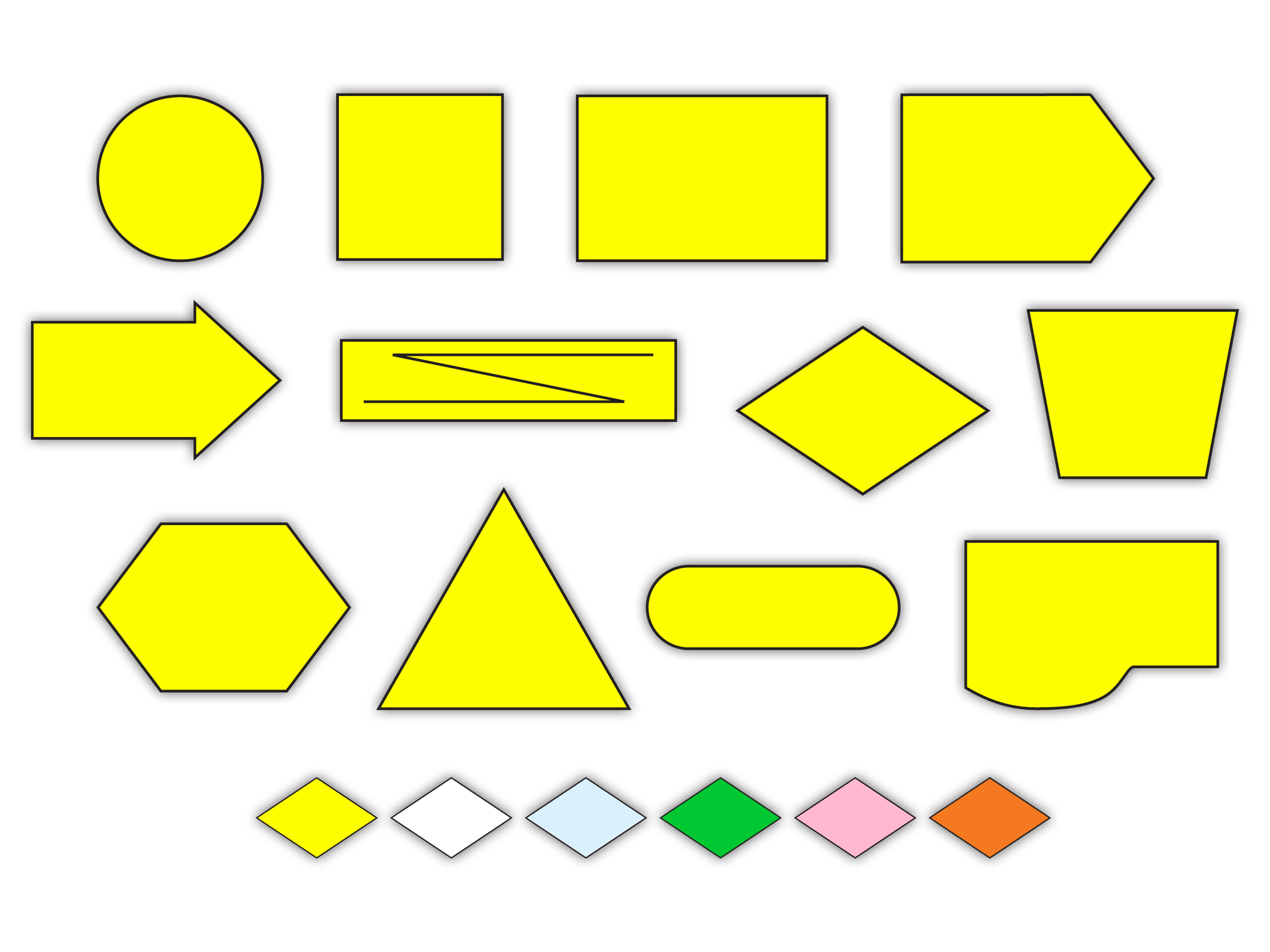 Flow Chart Die-cut Magnets